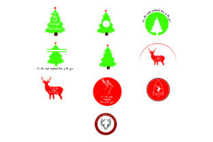 AA38- Merry Christmas 10 Designs - SVG Bundle