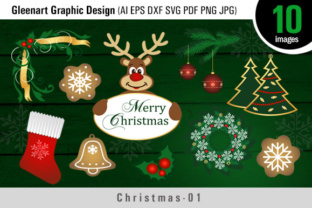 Christmas Bundle Clipart: Festive Illustrations for Local Brands