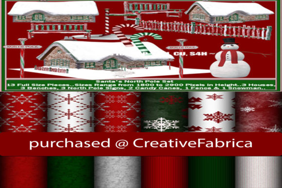 Christmas Clip Art Paper Bundle: Illustrations