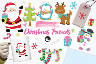 Christmas Friends Illustrations