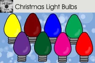 Christmas Light Bulbs Clip Art