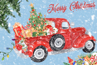 Christmas Truck Clipart