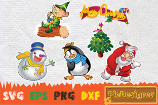 Cute Christmas Character Illustrations