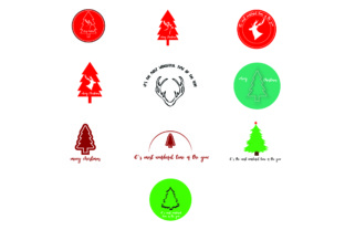 Merry Christmas 10 Designs Bundle – SVG Cut File